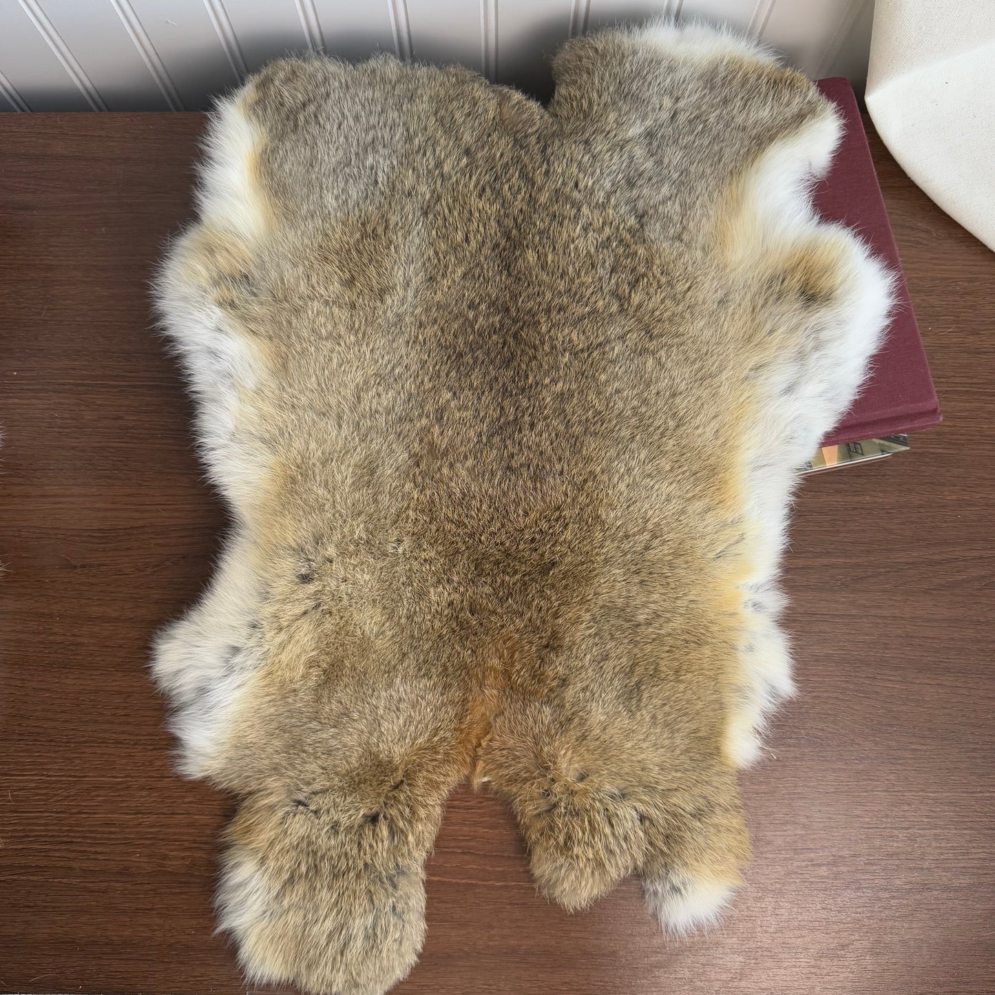 Set of 3 Rabbit Fur Pelts