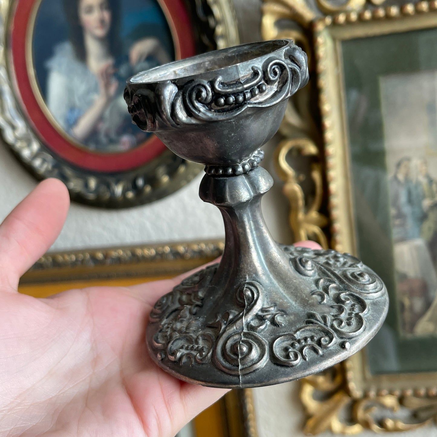 Vintage Godinger Silver Home Decorative Candlestick Candle Holders