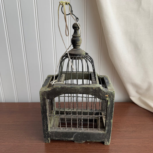 Small wooden Birdcage