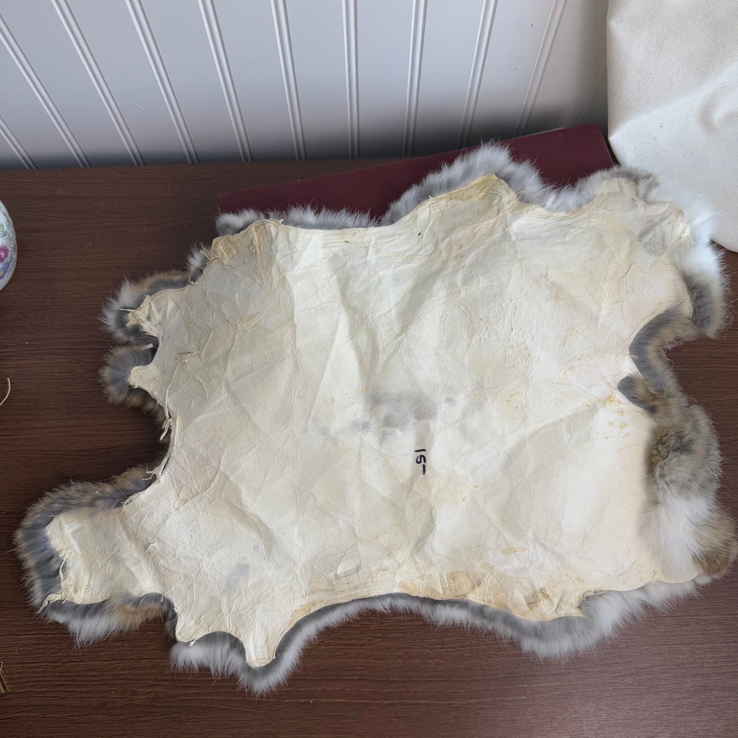 Set of 3 Rabbit Fur Pelts