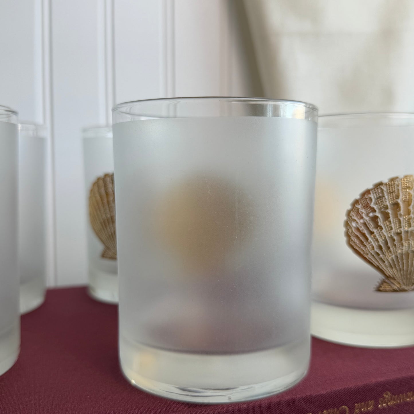 Set of 6 Shell Culver Glass