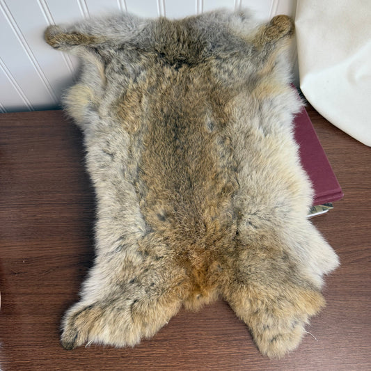 Set of 3 Rabbit Fur Pelts