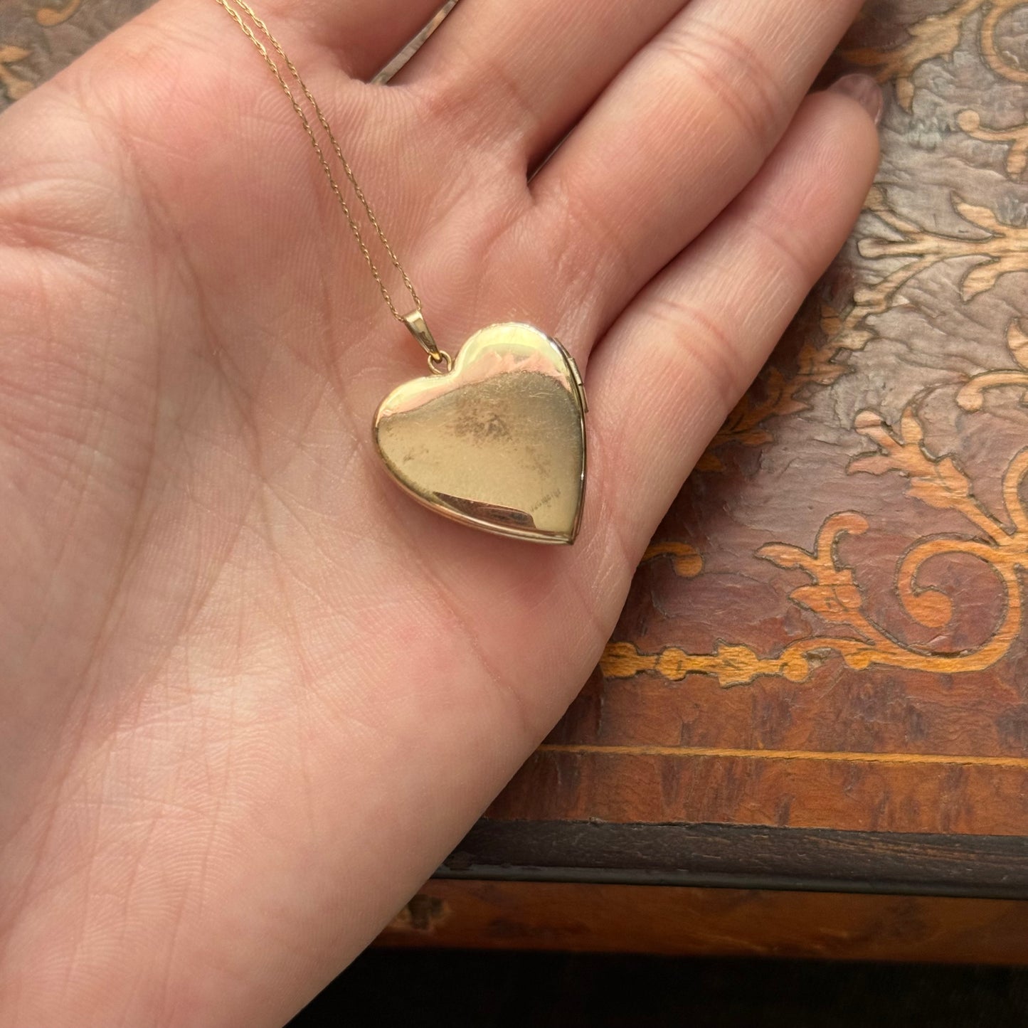 Vintage Mom GF Locket Pendant Necklace