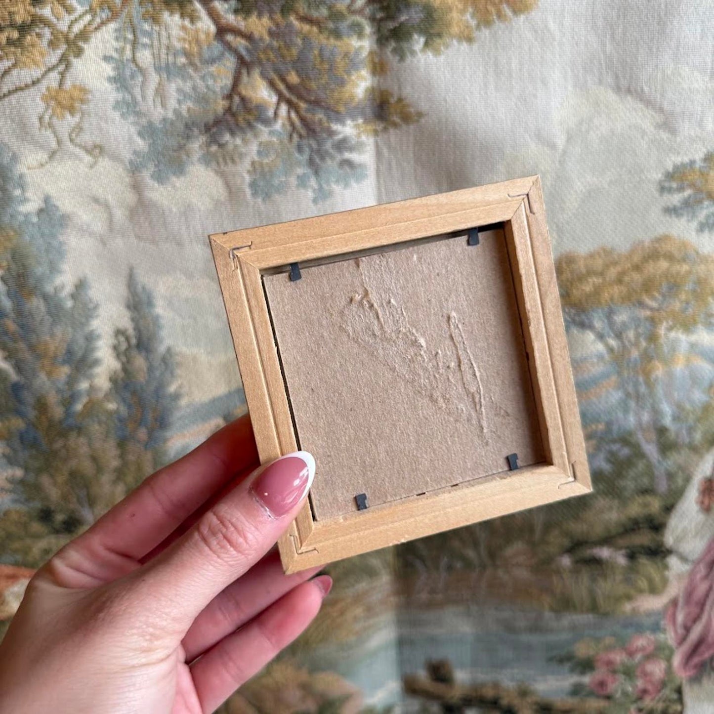 Vintage Mini Cherub Print Framed