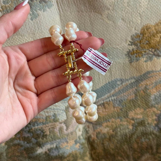 Vintage Marvella Cream Faux Pearl Bracelet