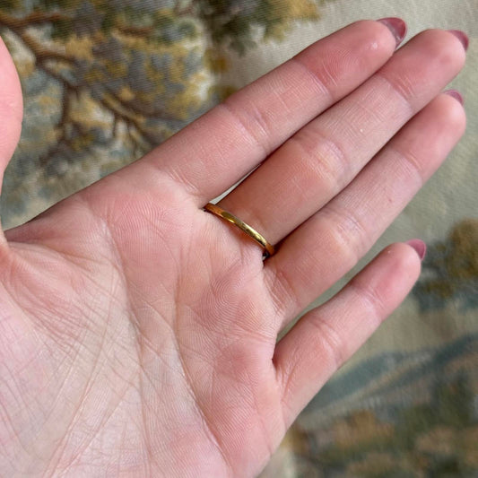 Vintage Opal & Pink Rhinestone Ring