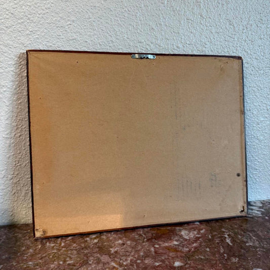 Vintage Wooden Framed Print Titled "American Homestead Spring"