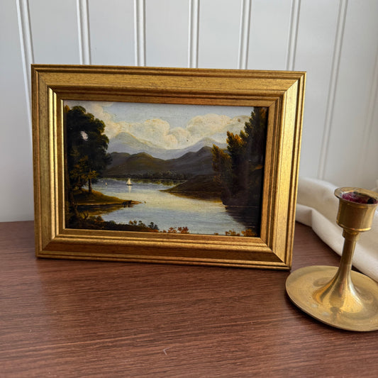 Boat sailing Landscape Art Print Gallery wall