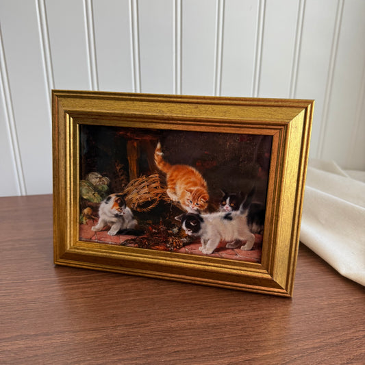 Kitties playing with Lobsters Art Print Gallery Wall