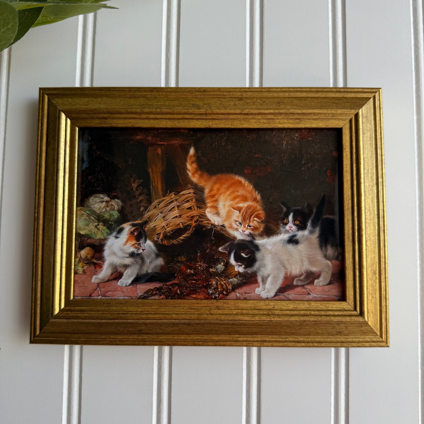 Kitties playing with Lobsters Art Print Gallery Wall