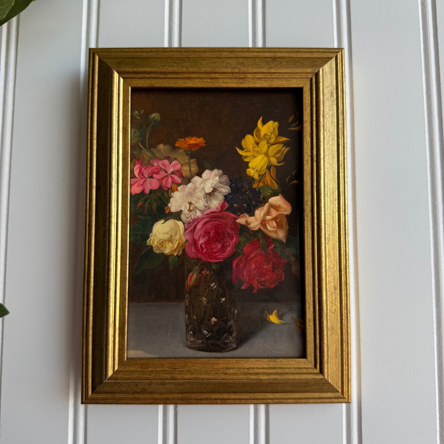 Vase of Roses Art Print Gallery Wall