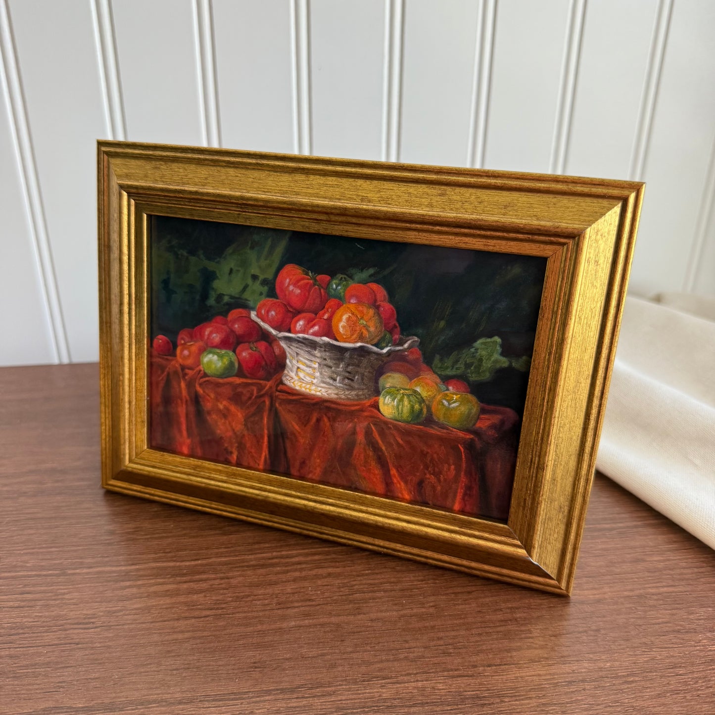 Basket of Tomatoes Still Life Art Print Gallery Wall