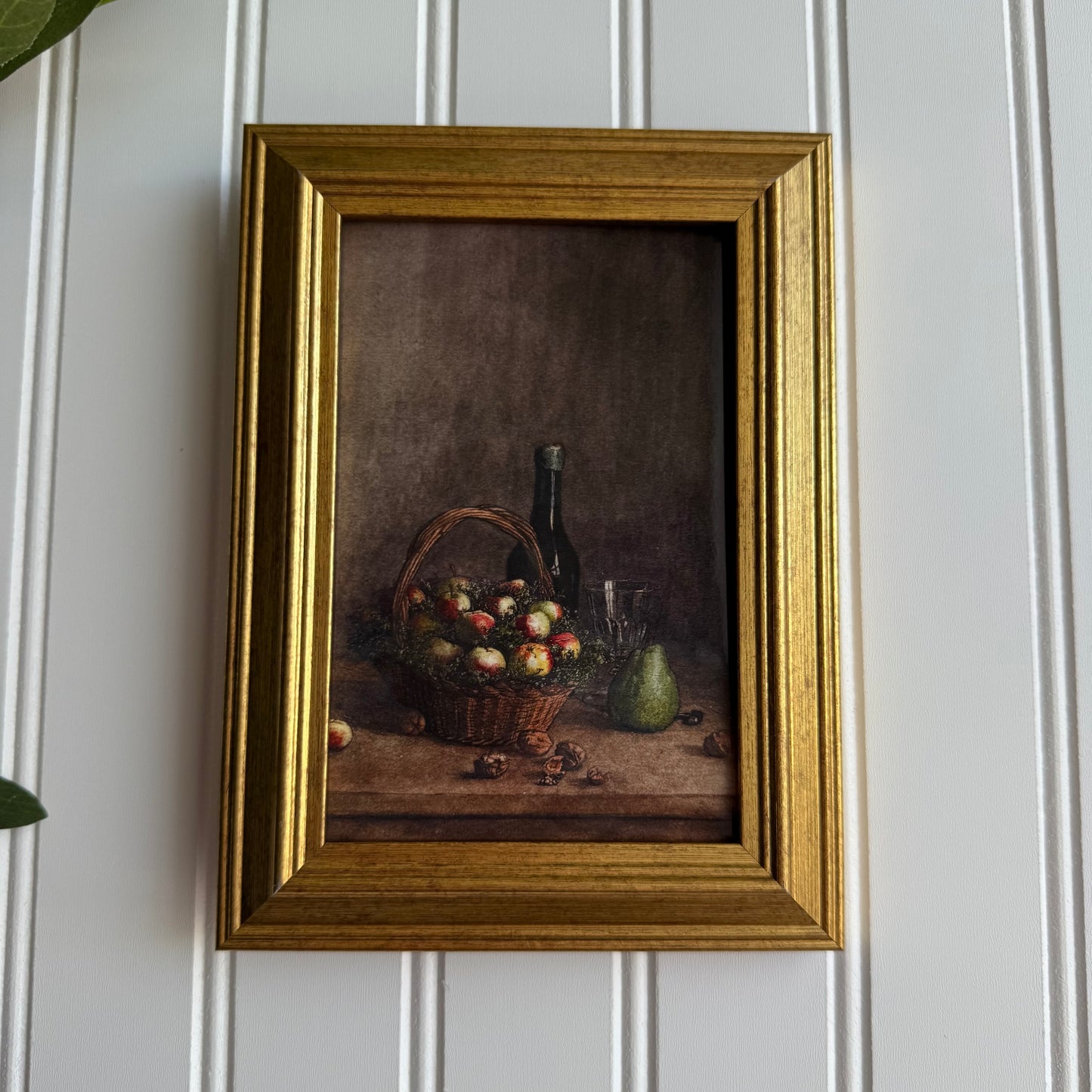 Moody Fruits In Basket Art Print Gallery Wall