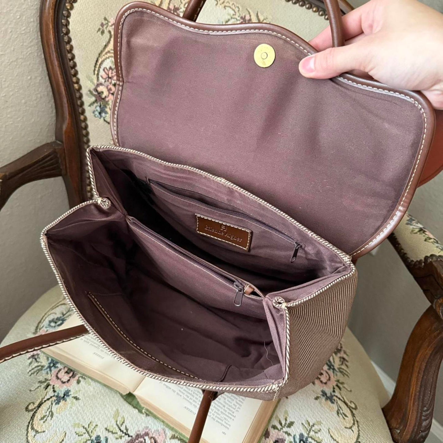 Aigner Women's Brown and Tan Bag Purse