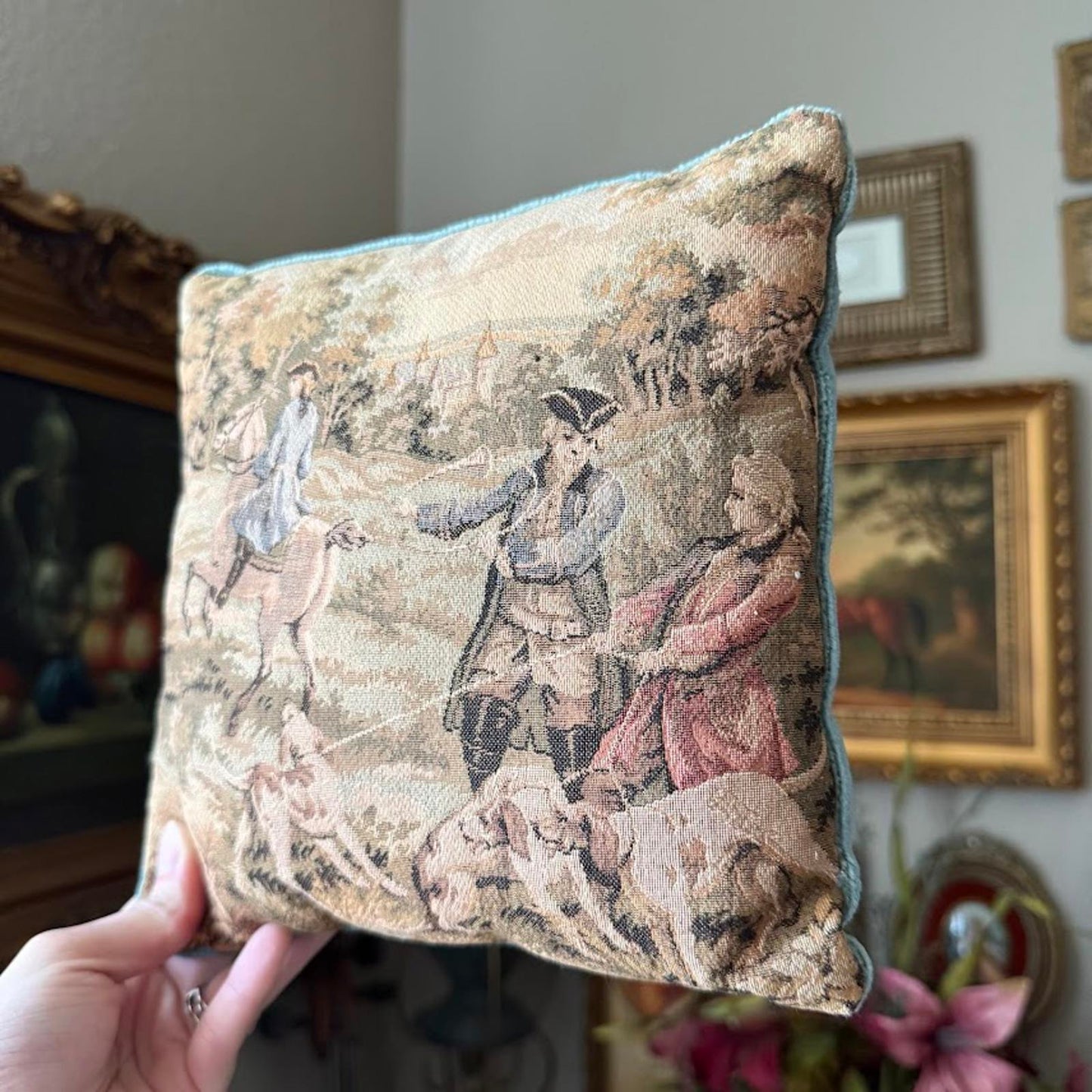 Vintage Decorative Tapestry Pillow