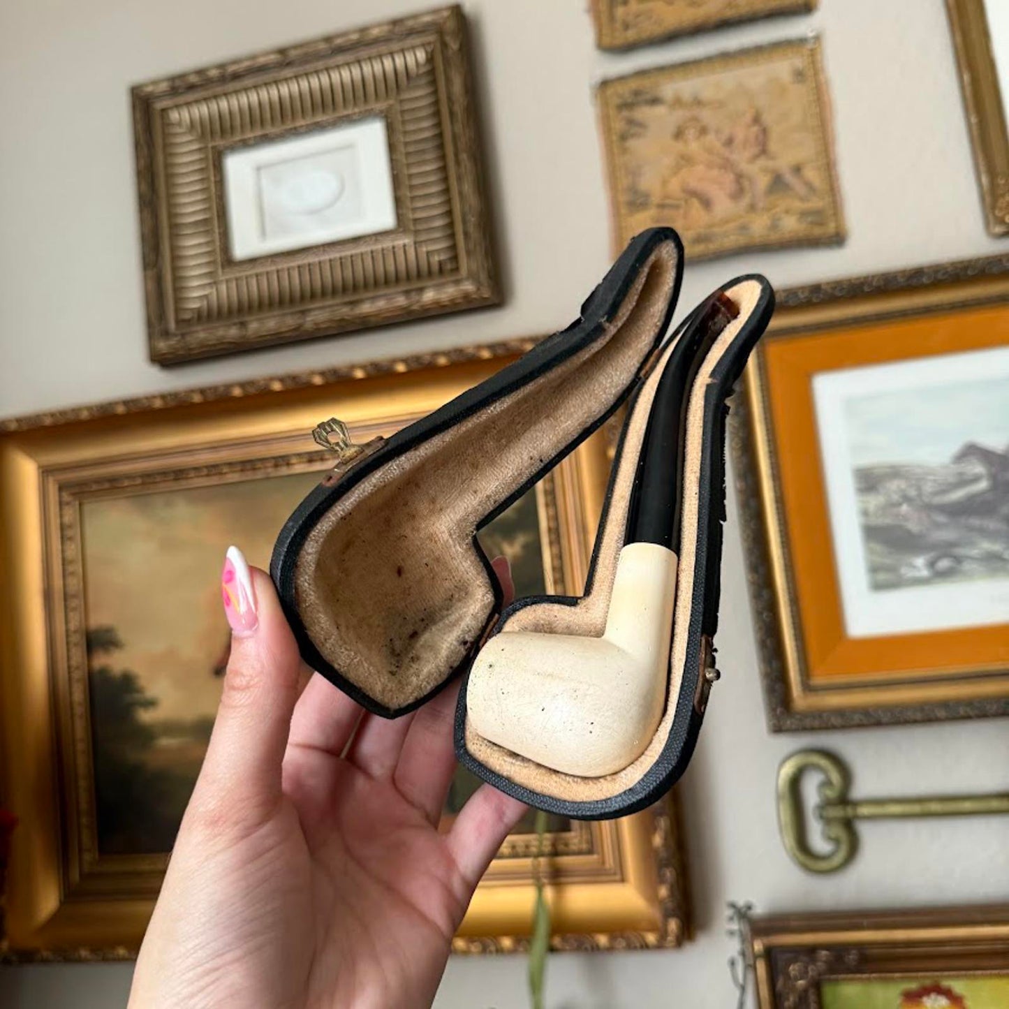 Vintage Pipe with Case