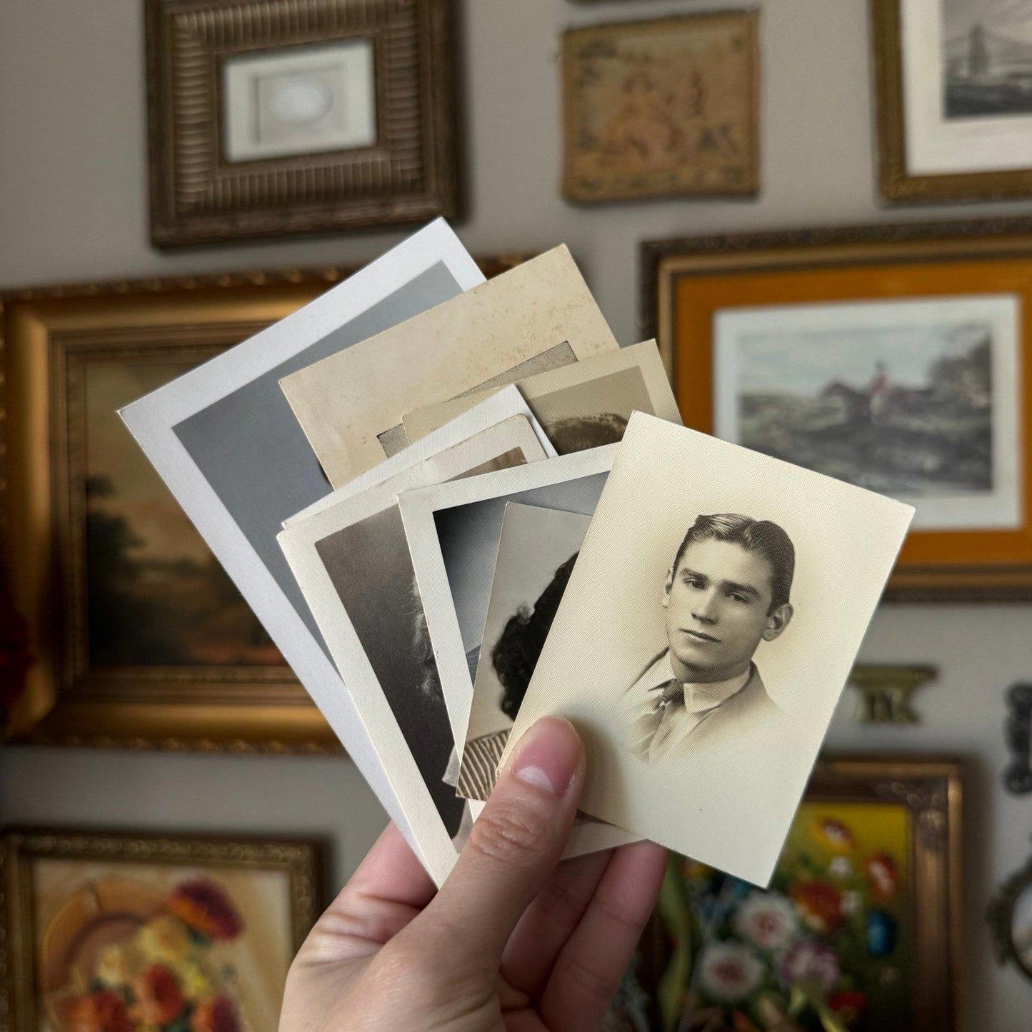 Vintage 1950s old photo Lot Bundle set of 8