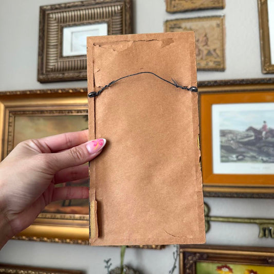 Vintage Woman in Gold Frame