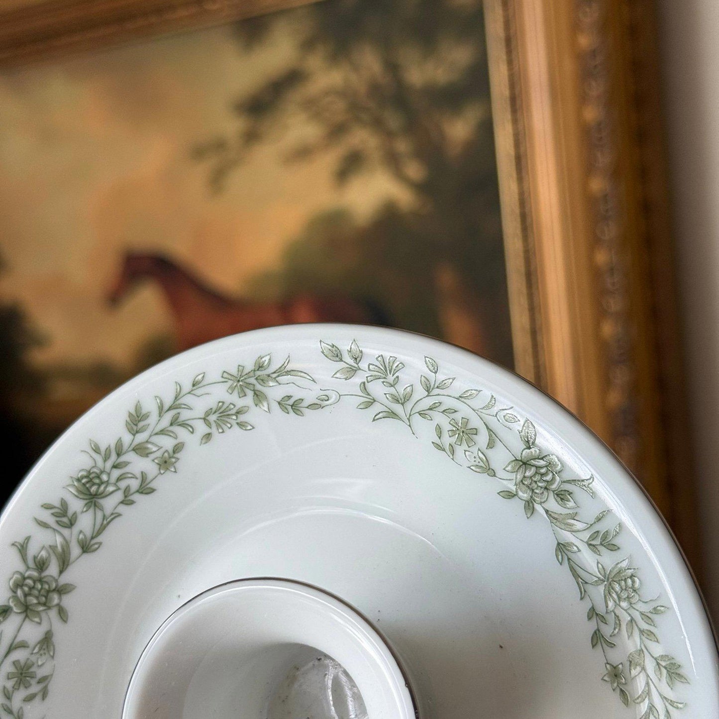 Vintage Mikasa Candle Holder Fine China Montclair Pattern set of 2