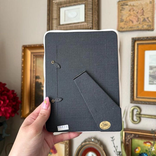 Vintage Ceramic Picture Frame with Bird Details