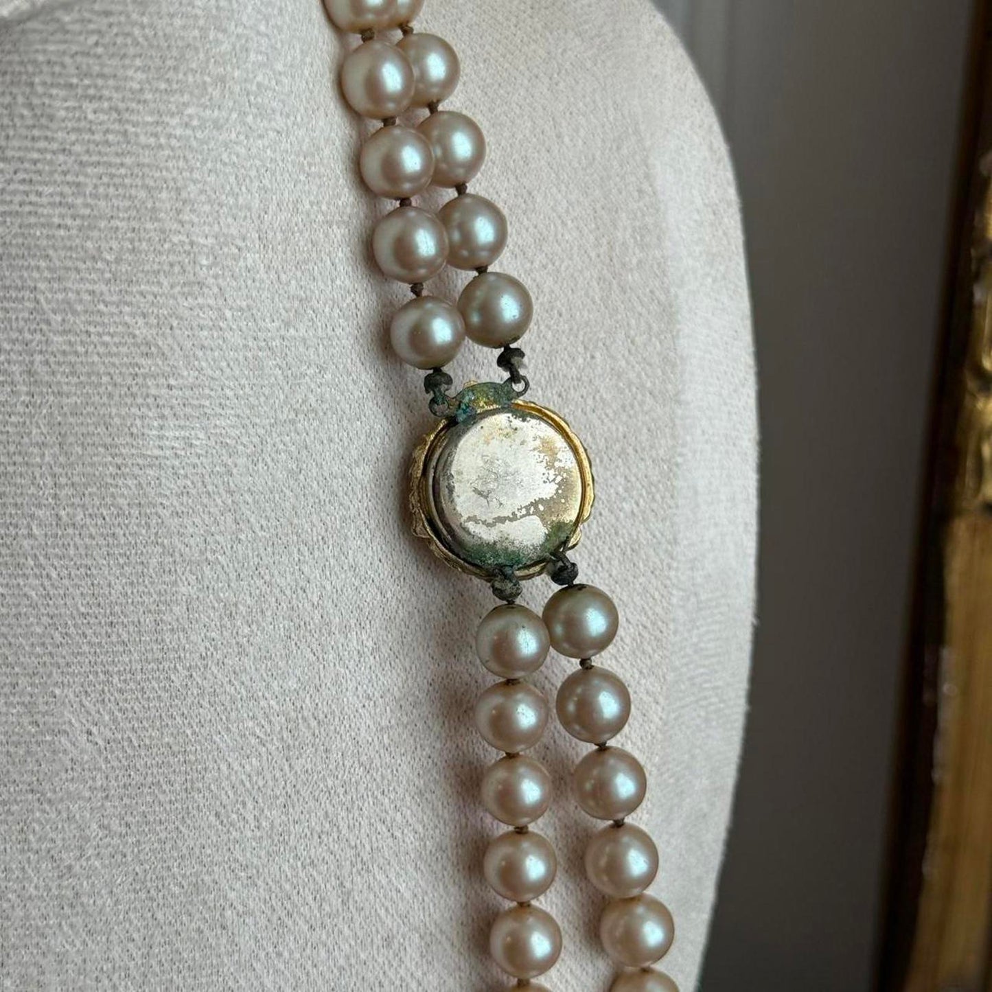 Vintage double stranded Pearl Necklace