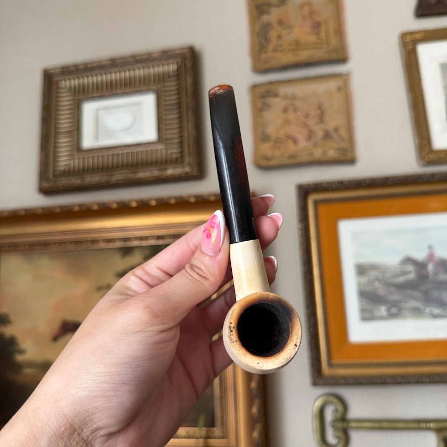 Vintage Pipe with Case