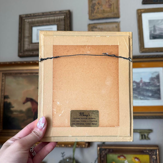 Vintage Framed Couple Portrait