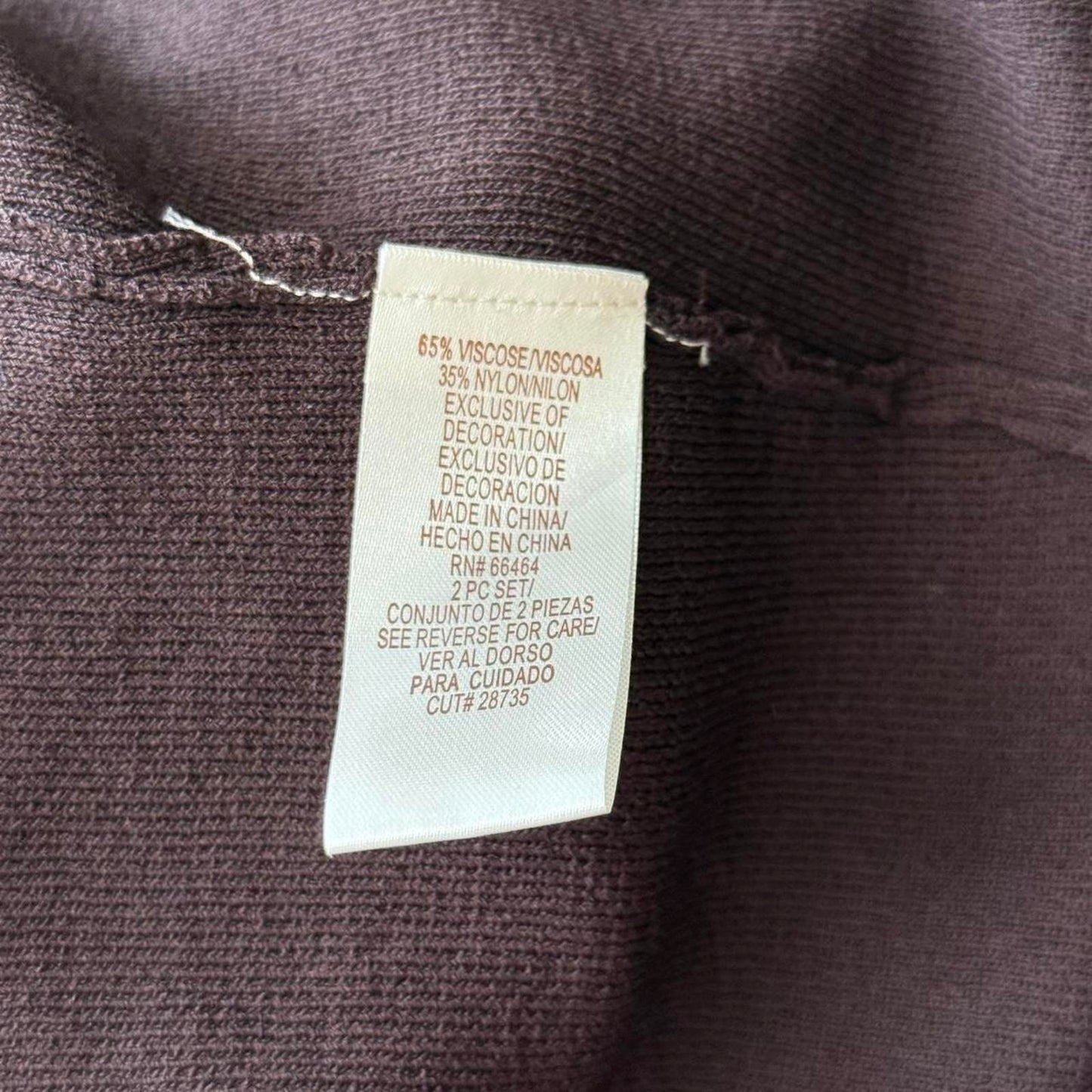 Women's Brown and Purple Cardigan