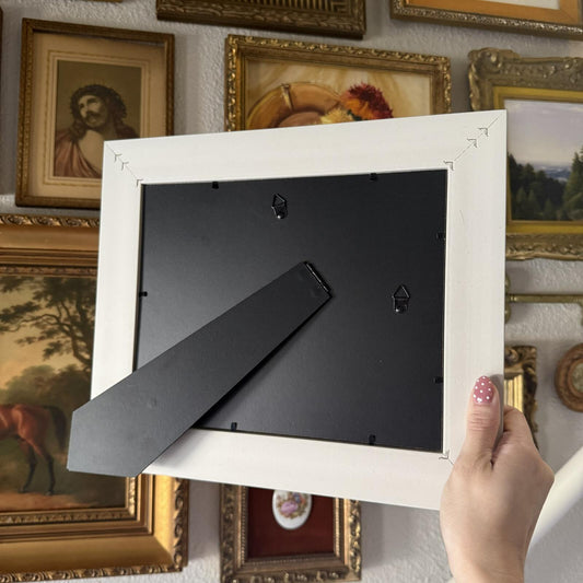 Vintage Style Brown Horse & Jockey Art Print Framed Size 8x10