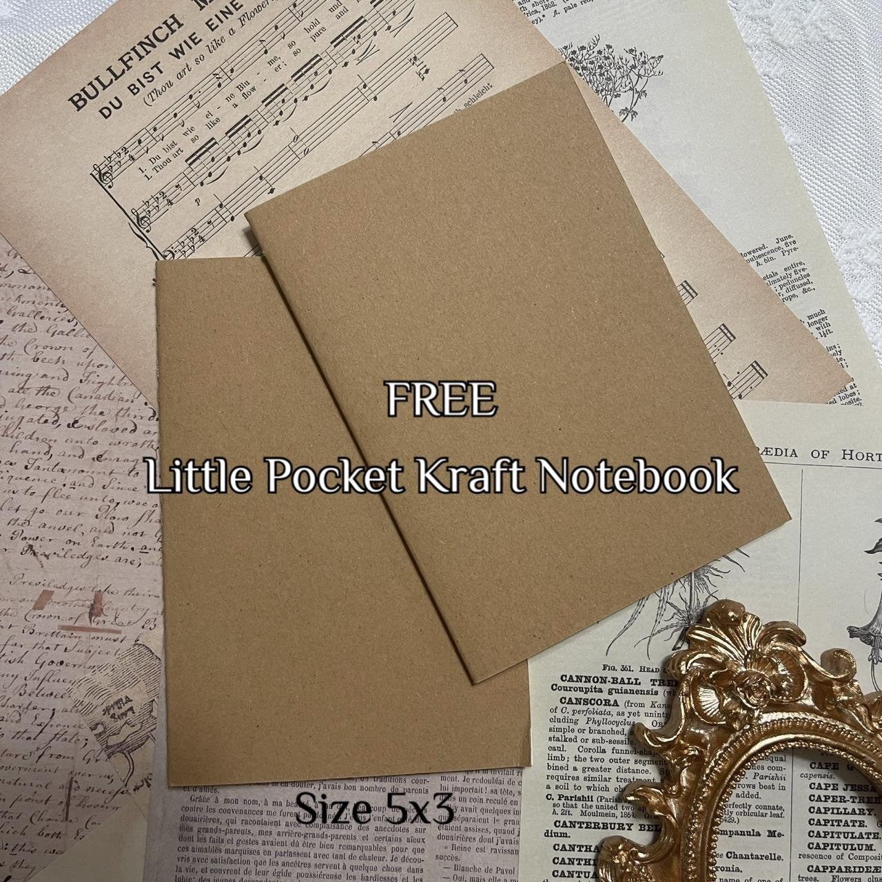 Vintage Style Ephemera Scrapbooking Kit