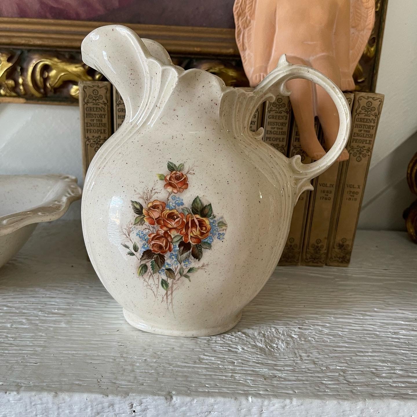 Vintage 1970s Arnels wash basin and pitcher