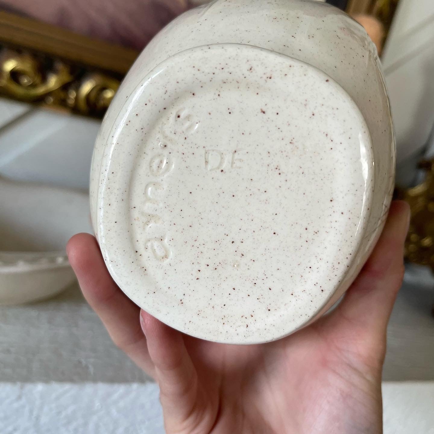 Vintage 1970s Arnels wash basin and pitcher