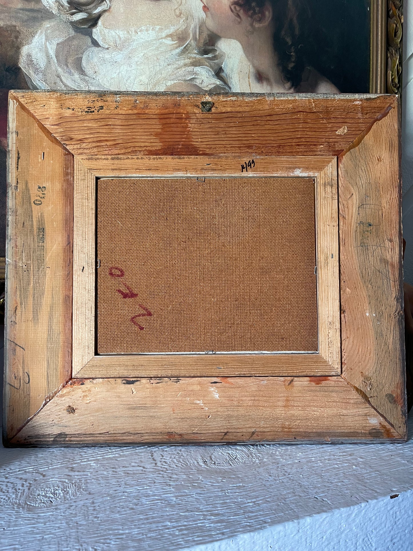 Girl on the beach painting