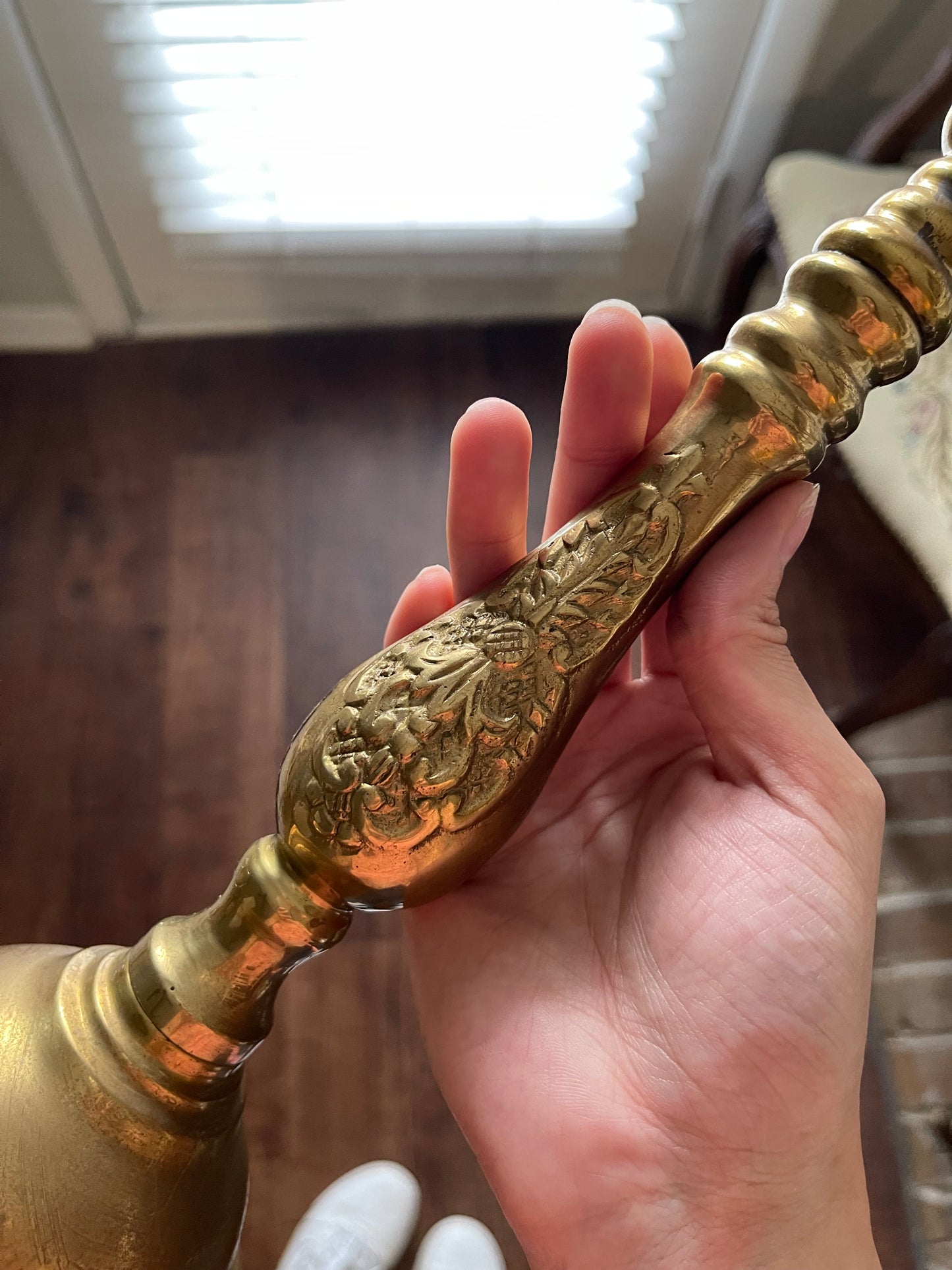 Vintage Brass candle holder set