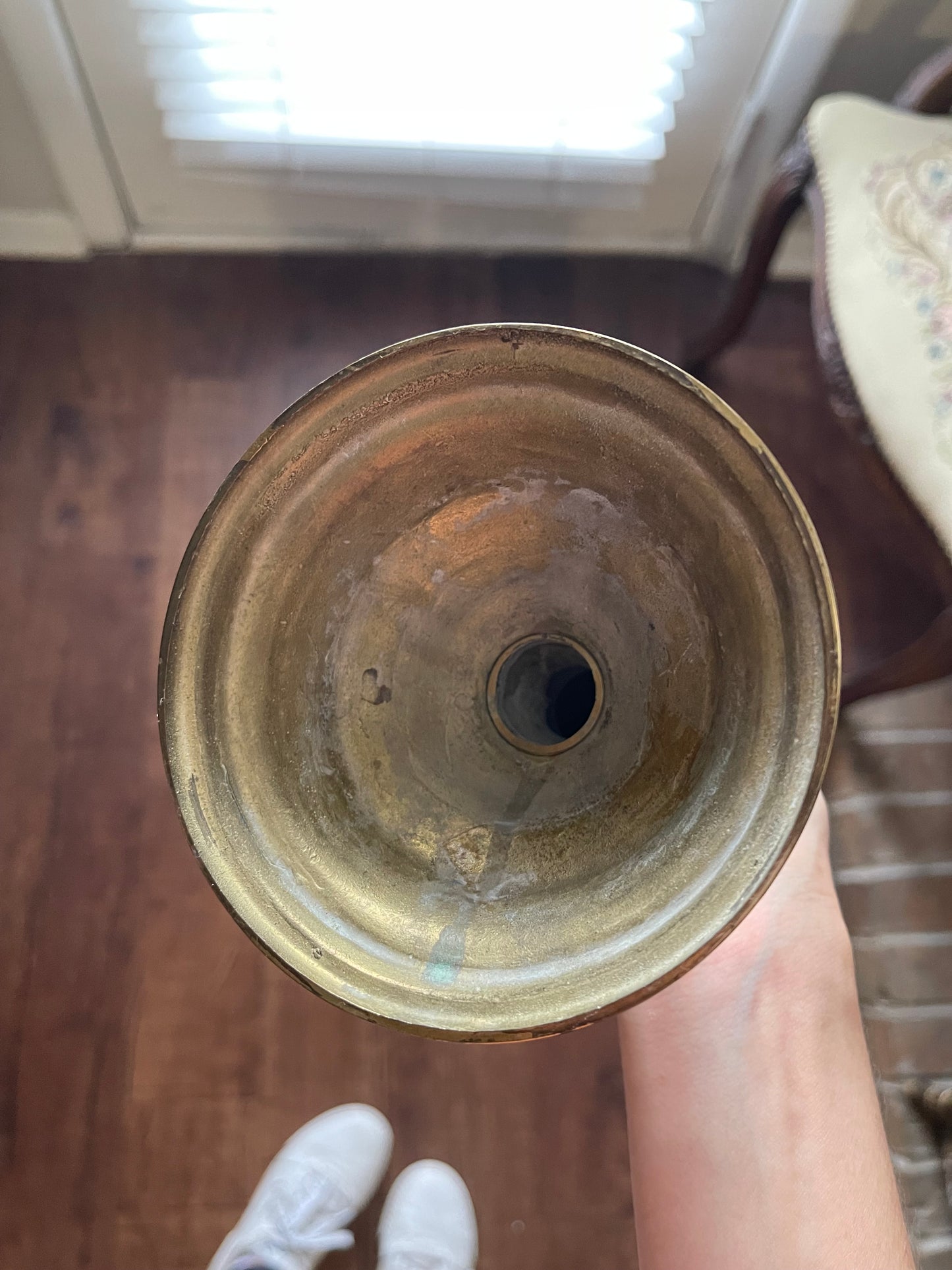 Vintage Brass candle holder set