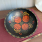 Vintage Kathy Graybill Folk Art Wooden Bowl