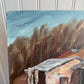 Lake and Workshop Painting signed