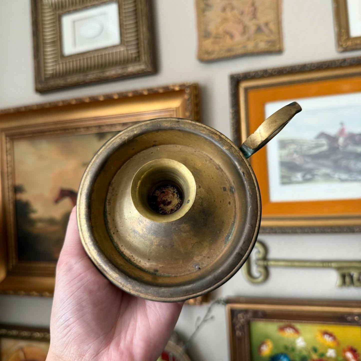 Vintage Brass Candleholder