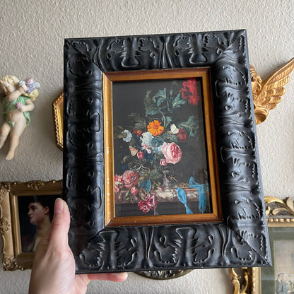 Vintage Inspired Dark Moody Art Print Framed