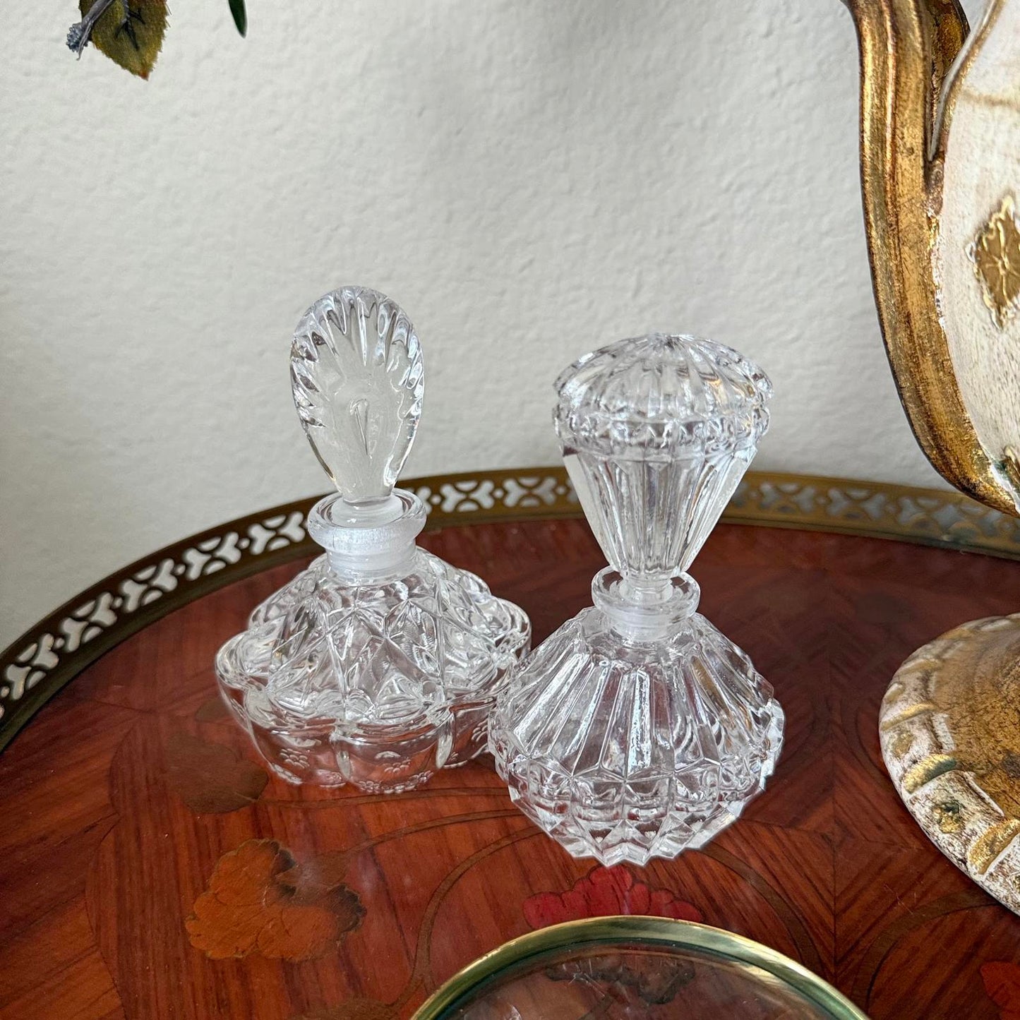 Vintage Glass Perfume Bottles