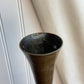 Vintage brass Tall etched Vase