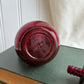 Vintage Avon Strawberry Bath Foam Ruby Red Glass Pitcher