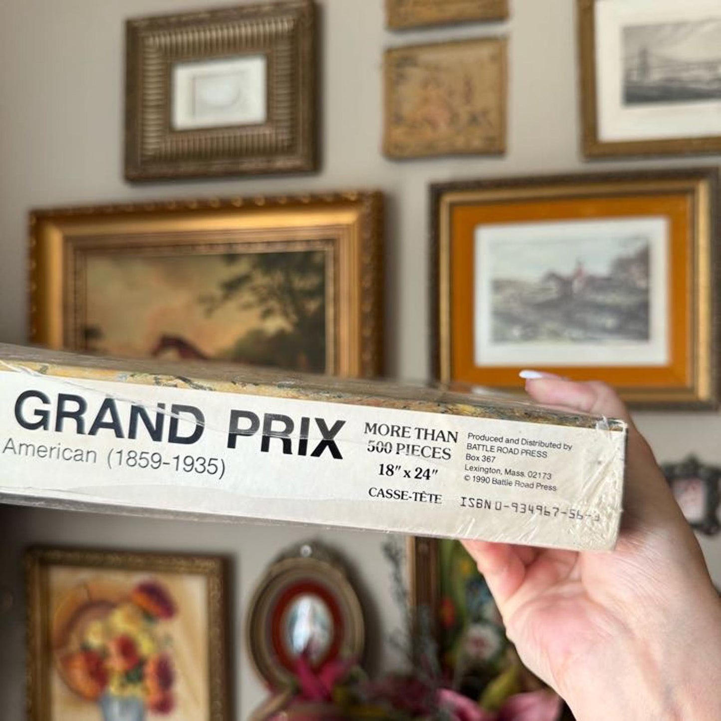 Le Jour Du Grand Prix Vintage Jigsaw Puzzle