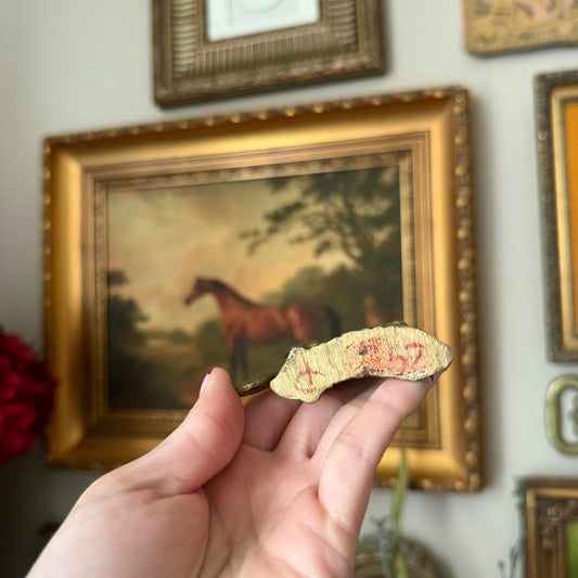 Vintage Solid Brass Unicorn Figurine