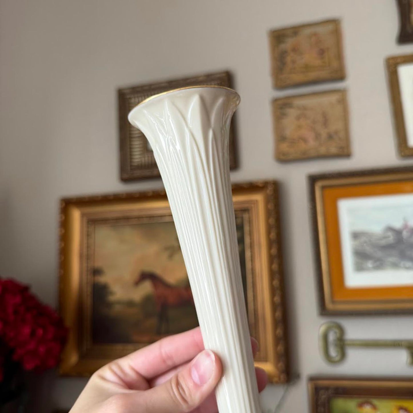 Vintage Cream Lenox Bud Vase