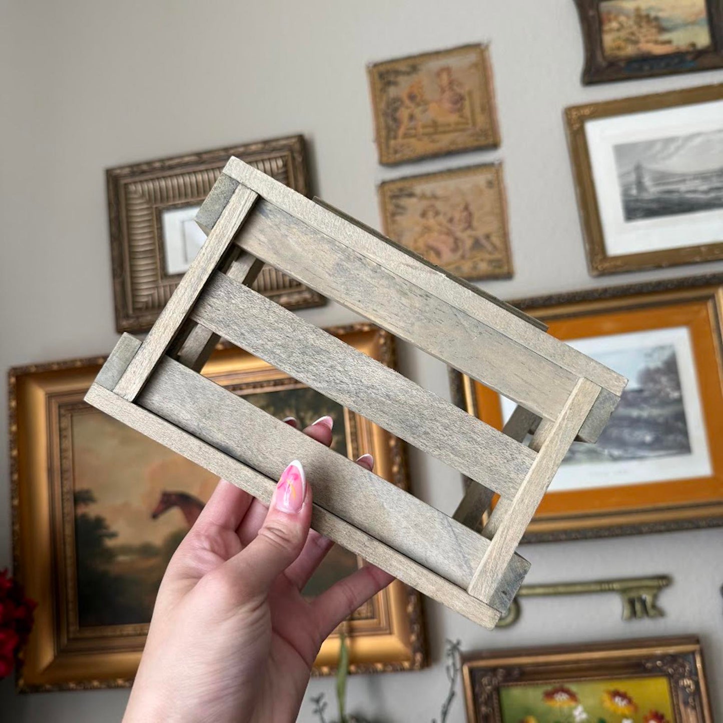 Vintage Wooden Vegetable Crate