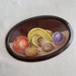 Vintage Ceramic Fruit Still life plate