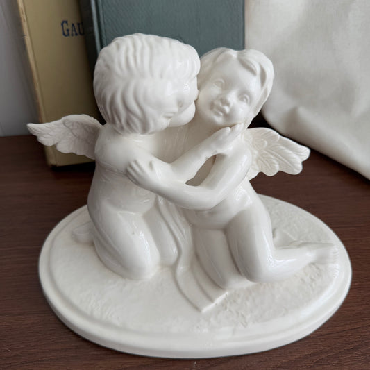 Ceramic cherubs