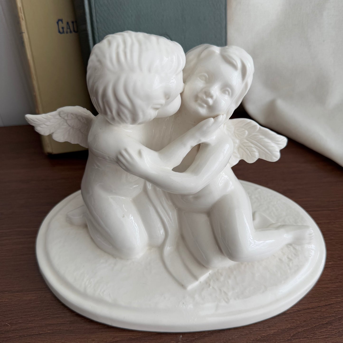 Ceramic cherubs