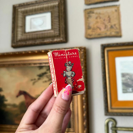 Vintage Miniature Playing Cards